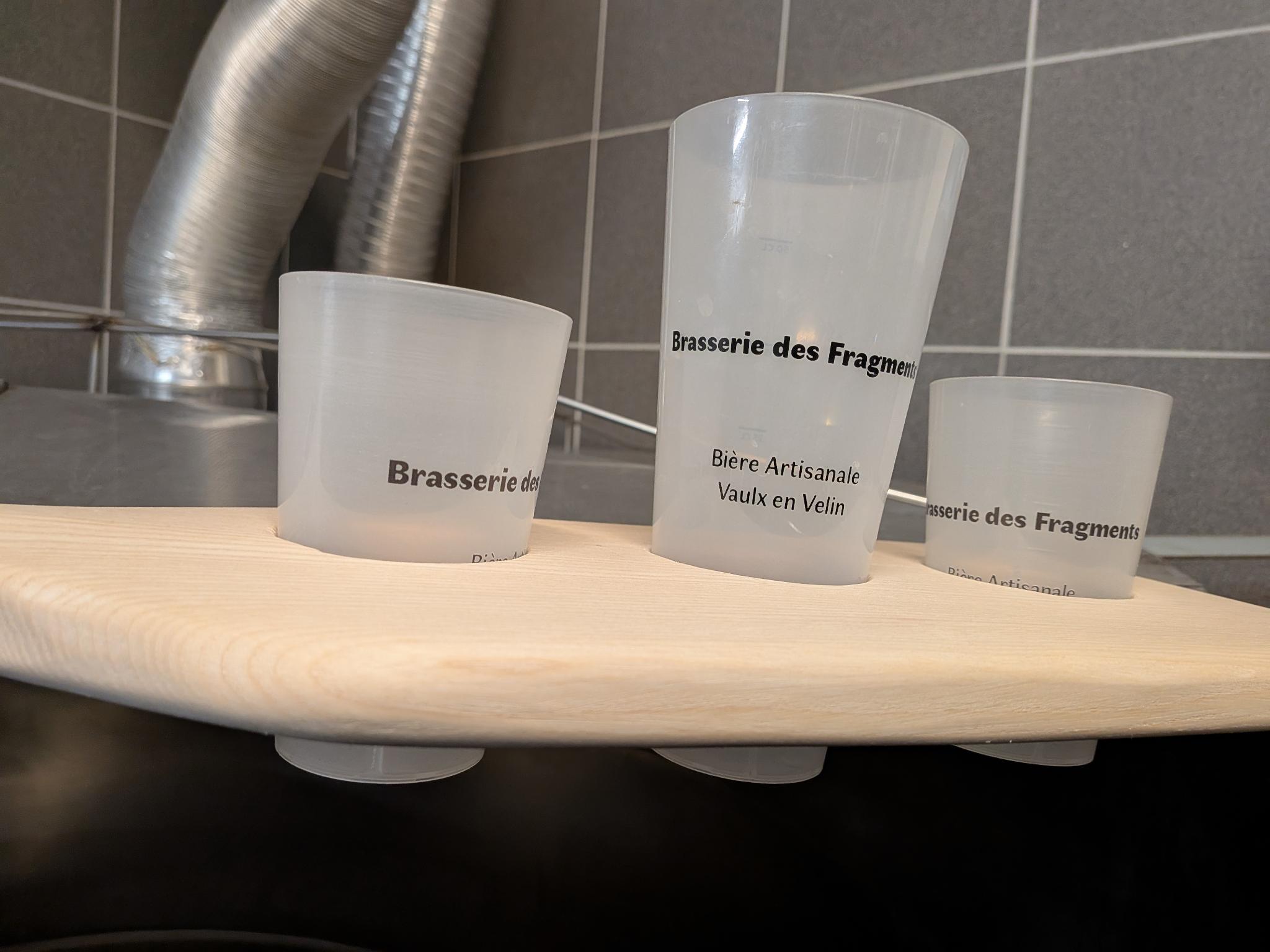 gobelet emboité dans notre fourquet
